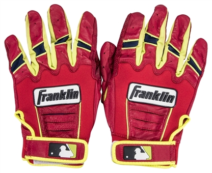 David Ortiz Game Used Franklin Batting Gloves (JT Sports)